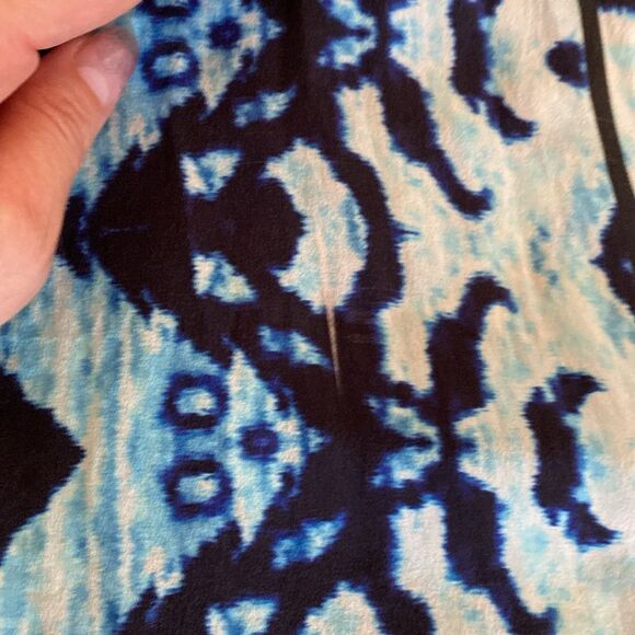 Blue Rococo Sand Blue Embellished Hooded Kaftan Size Small - Picture 14 of 15